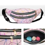 Сумка на пояс «Harizma», цвет пудровый, 31*12 см