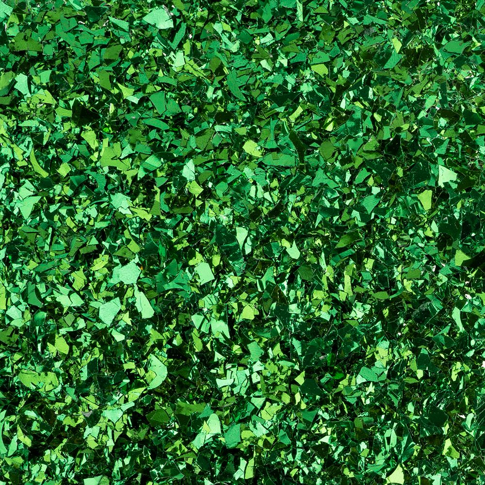 Конфетти дробленые Зеленый, Металлик, 20 г.