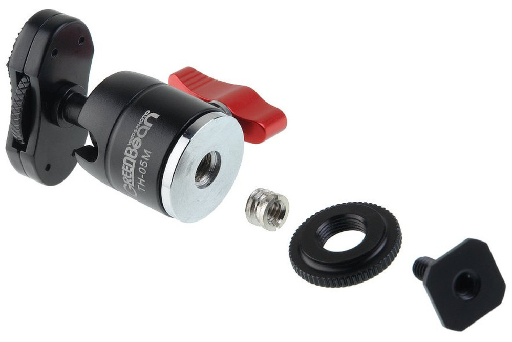 Штативная голова GreenBean TH-05M с адаптером на горячий башмак