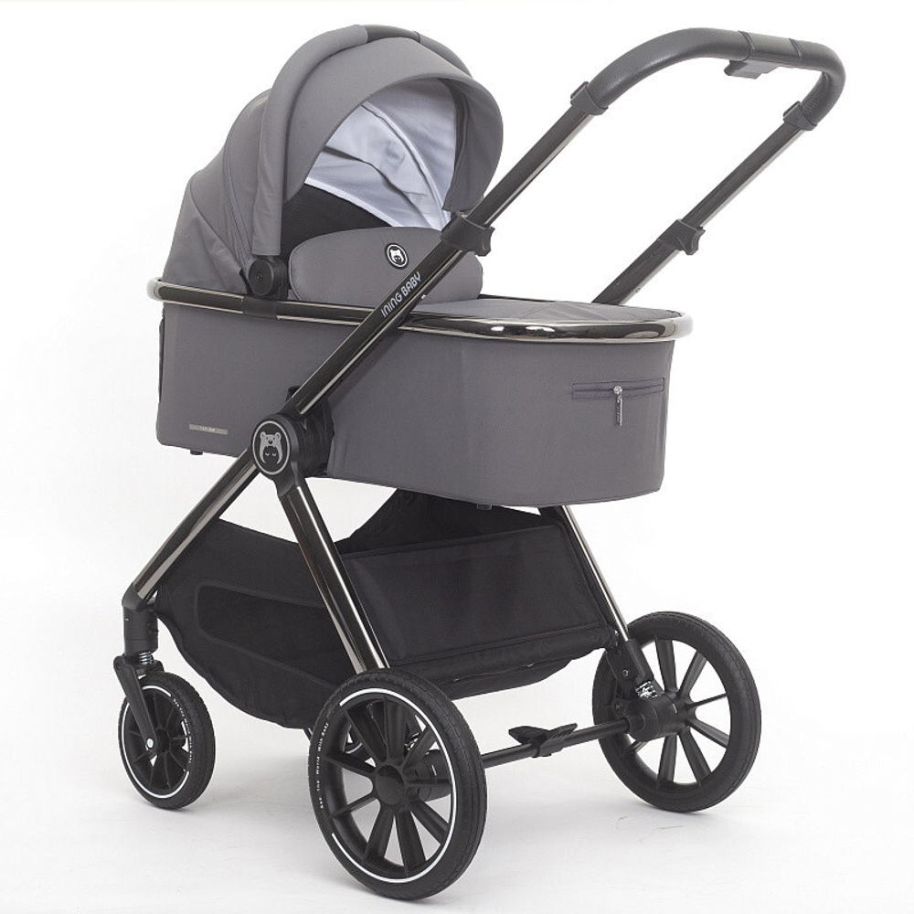 Детская коляска 2 в 1 Ining Baby KR 345 pro grey