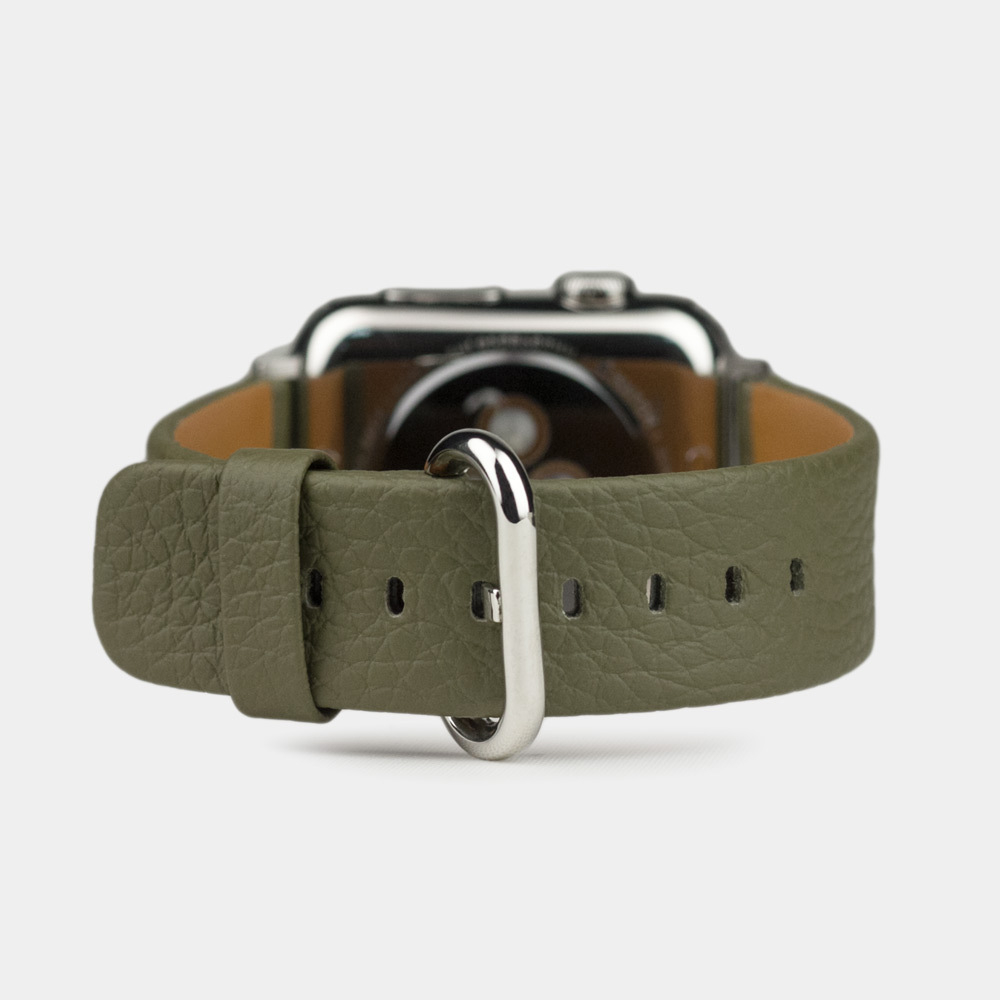 Ремешок для Apple Watch 40/41mm Classic из кожи теленка зеленого цвета