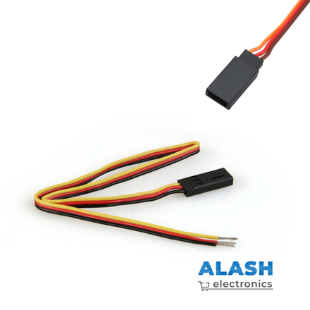Соединительные провода для Arduino с разъемом типа "папа" с одной стороны и открытыми проводами для пайки с другой, длиной 10 см и с 3 пинами