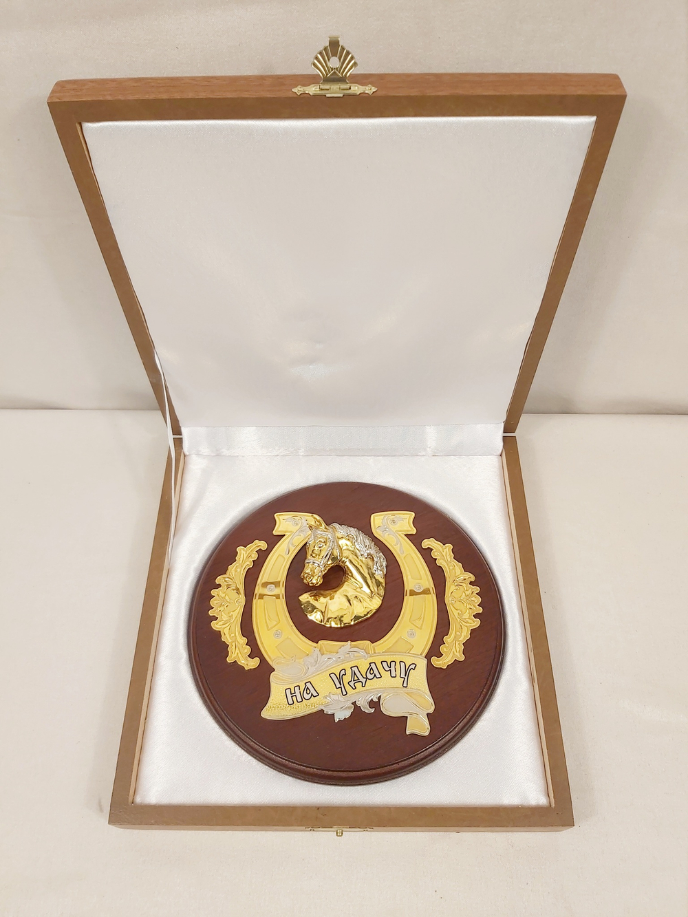 Панно Подкова "На удачу" (Златоуст) большая