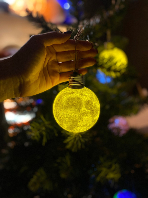 Ёлочный шар - Луна