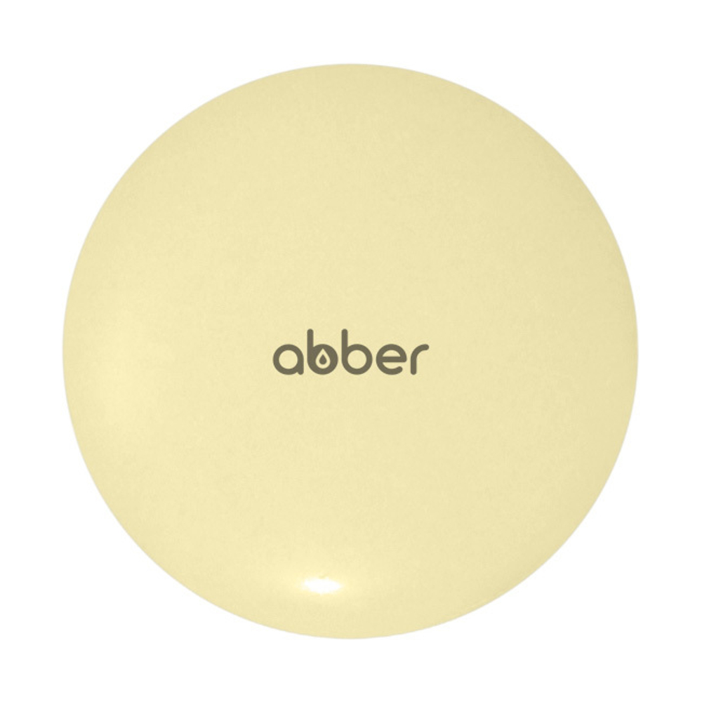 Накладка на слив для раковины ABBER AC0014MY желтая матовая, керамика