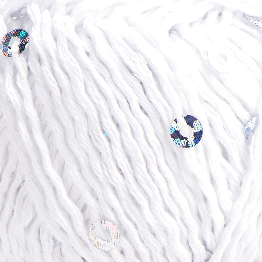 Пряжа YarnArt Cotton Gold Paillettes (7102)