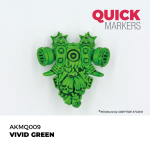 Акриловый маркер AK Interactive Quick Marker Vivid Green