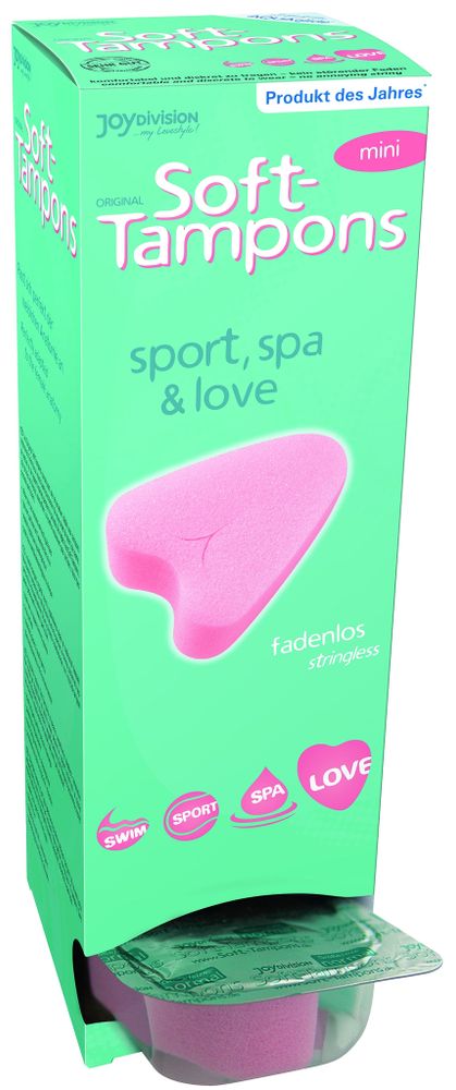 Тампоны мягкие Sport, Spa&amp;Love, 10шт. mini