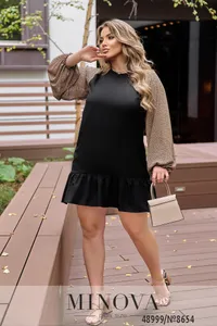 Платье 8654-мокко Minova