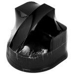 Подставка-органайзер BRAUBERG STYLE, 5 отделений, 132×122×108 мм, черная, 2 штуки в комплекте.
