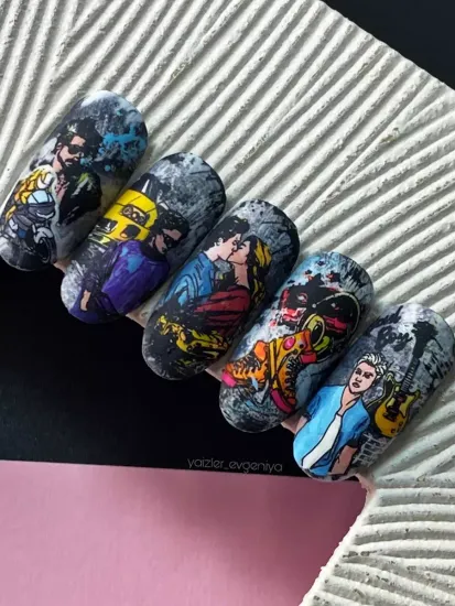 Пластина для стемпинга Enigmanic Stamping №025