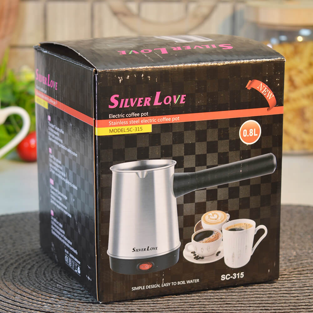 Кофеварка электрическая 0,8л 1500Вт, SC-315