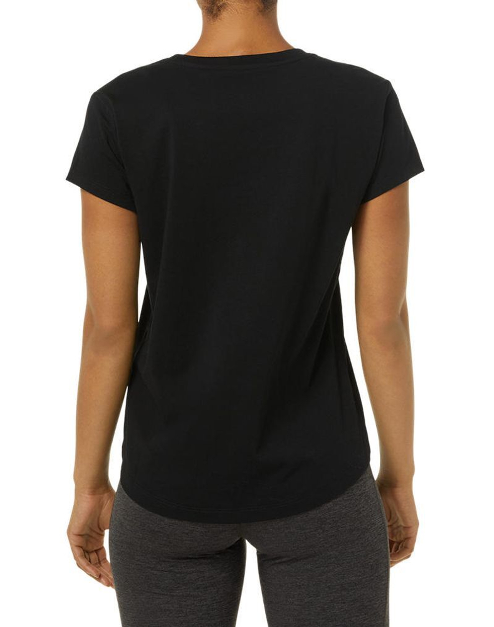 Женская теннисная футболка Asics Big Logo Tee - performance black