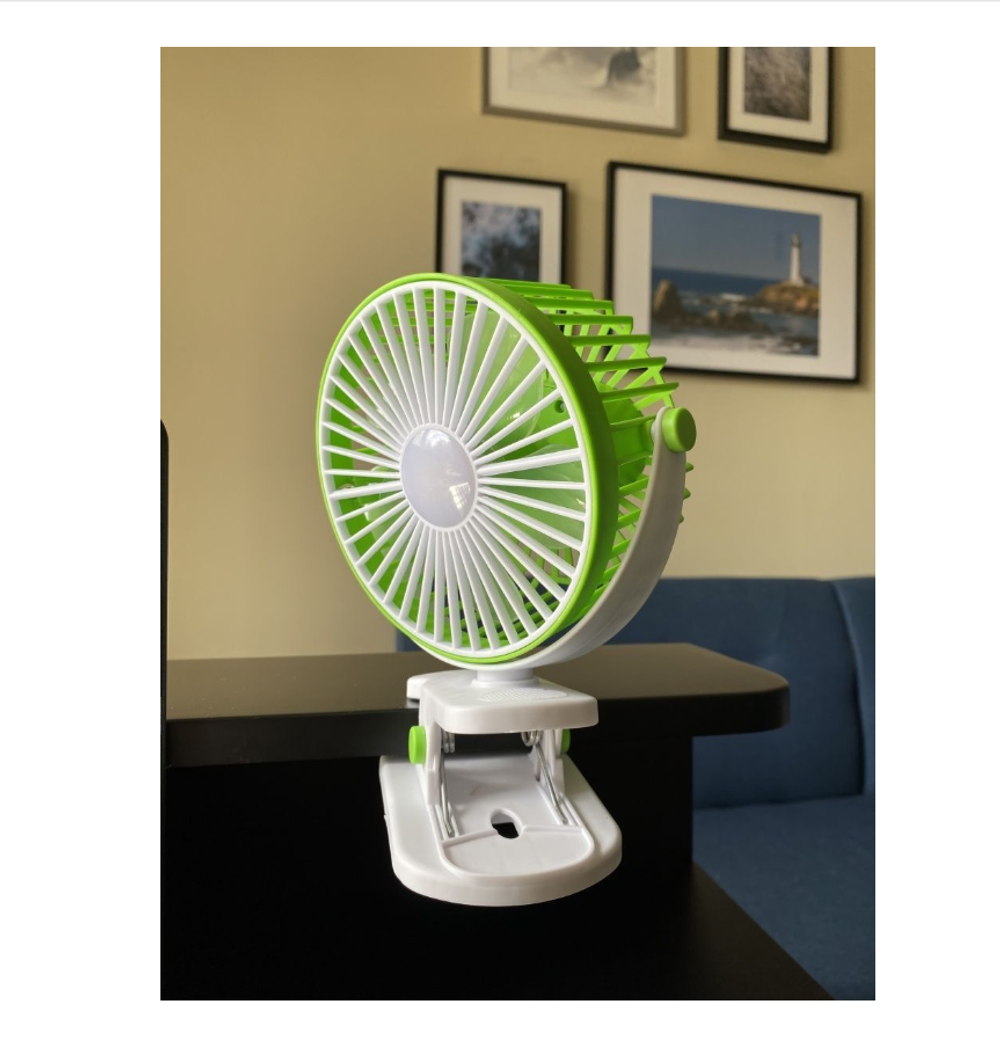 Вентилятор аккумулят. + светильник NGY HYF-M2027-B