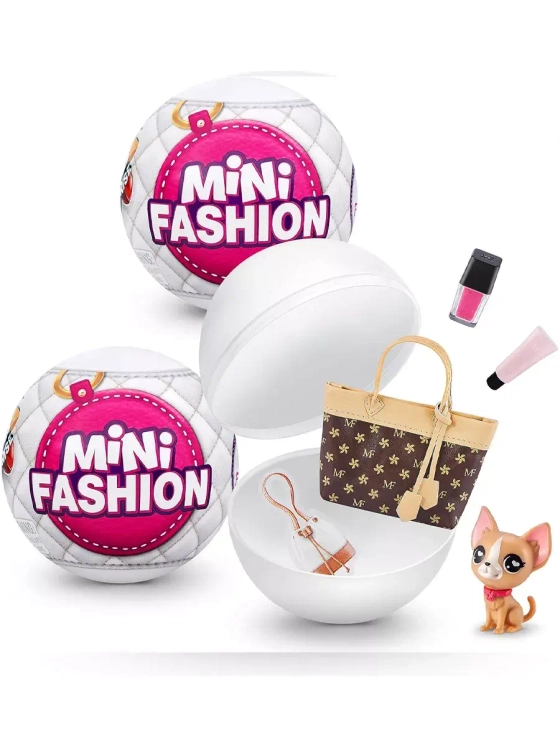 Шар 5 сюрпризов фигурки яйцо Зуру Mini Fashion Surprise