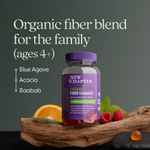 New Chapter, жевательные таблетки с органической клетчаткой, со вкусом цитрусовых, 60 жевательных таблеток