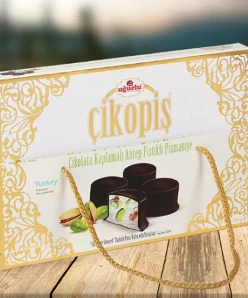 Пишмание Cikopis с фисташкой в шоколаде, Ugurlu, 200 гр (сумочка)