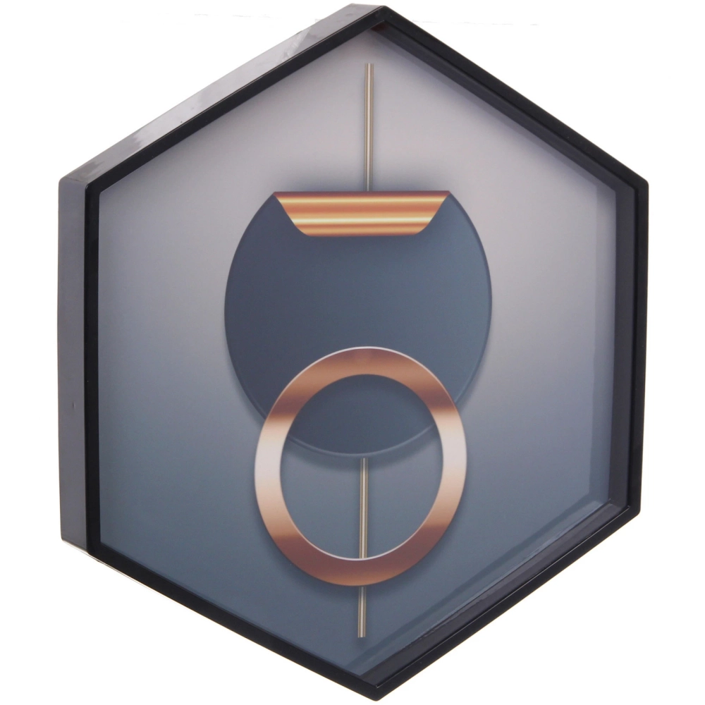 Часы настенные + пано 2шт «HOME STYLE» Обольщение, черный корпус