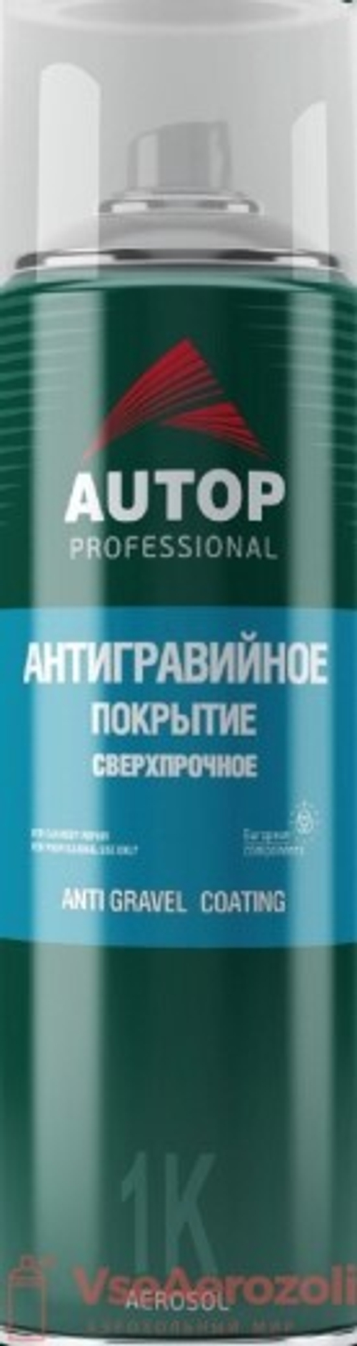 Антигравий 650 мл Серый (аэрозоль) Cверхпрочный (Autop Professional)