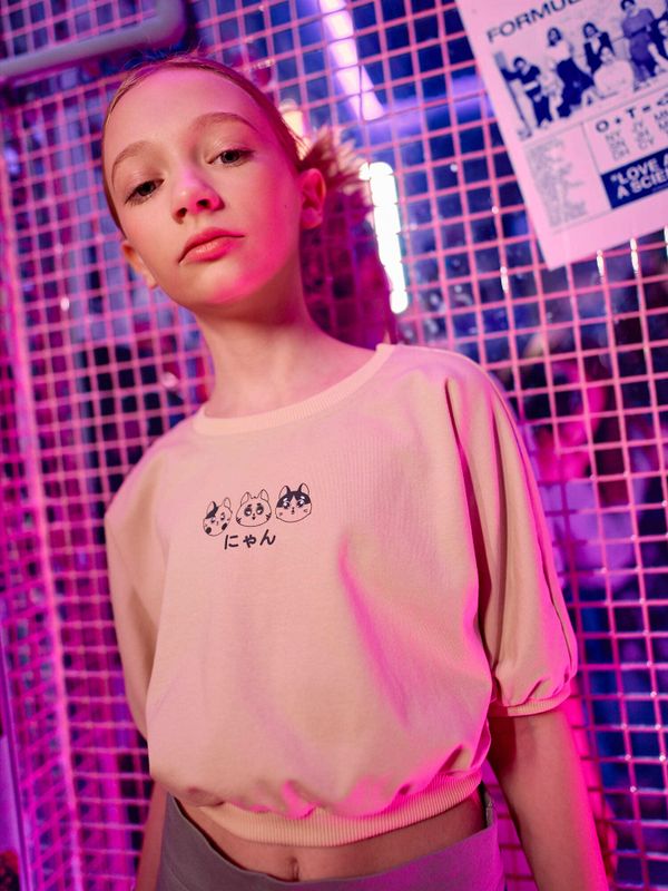 Футболка укороченная 