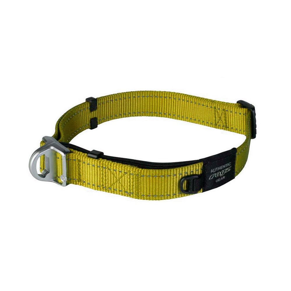 Ошейник для собаки с магнитной пряжкой, 420 660 мм обхват шеи , hbs25h, неоновый желтый