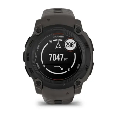 Смарт часы Garmin Instinct E - 45 mm Черный с угольным поясом