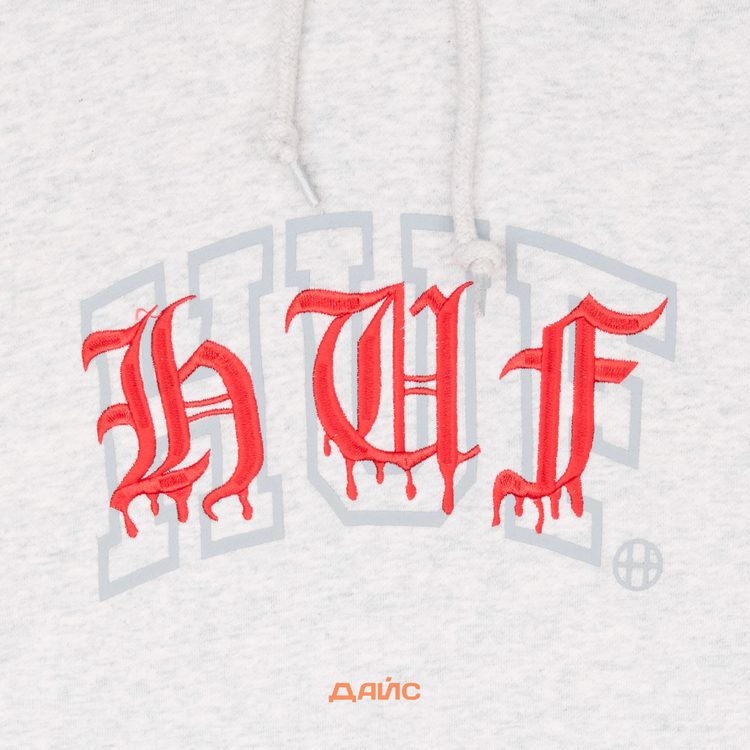 Толстовка мужская HUF Discordia артикул:PF00346-ATHHR - купить в магазине Дайс