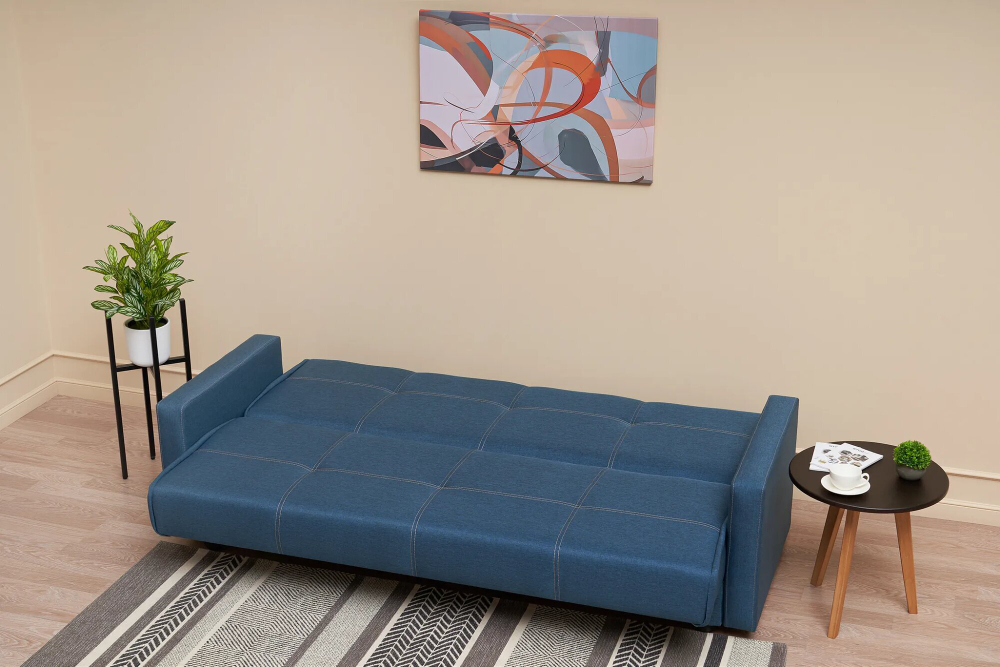 Диван-кровать Дуглас, спальное место 125х187, книжка, рогожка