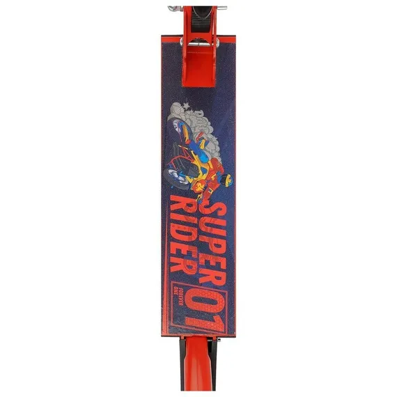 Самокат-снегокат зимний 2 в 1 Super Rider, цвет красный