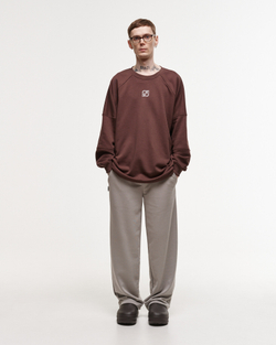 Raglan Sweatshirt LOGO French Roast