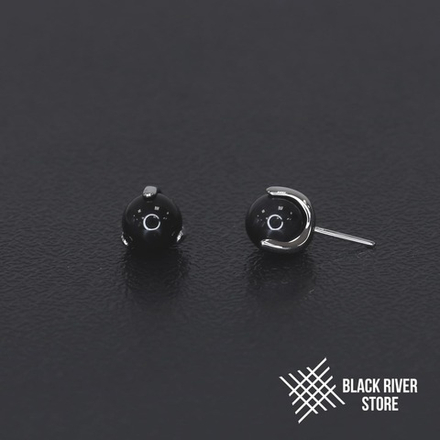 Ball 3-Prongs 4мм SJ 566 Black Onyx Б/Р