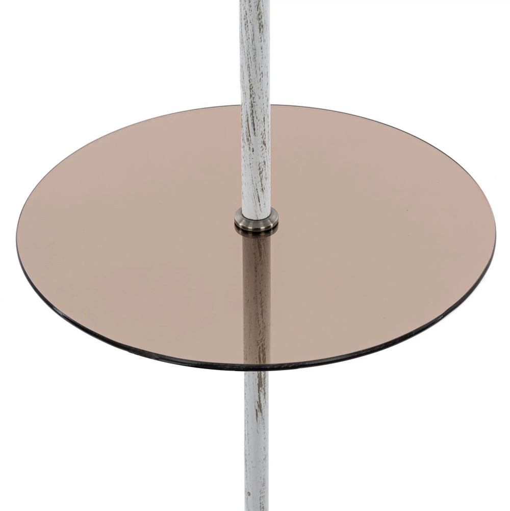 Citilux Вена CL402920T Торшер патина со столиком и белым абажуром