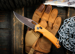 Складной нож SRM 9201-GW BlackWash сталь D2 рукоять Tan G10