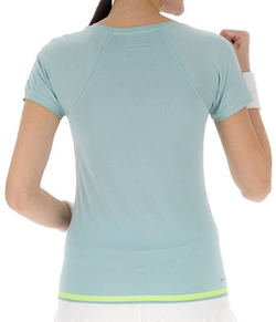 Женская теннисная футболка Lotto Tech W II D2 - Мятный