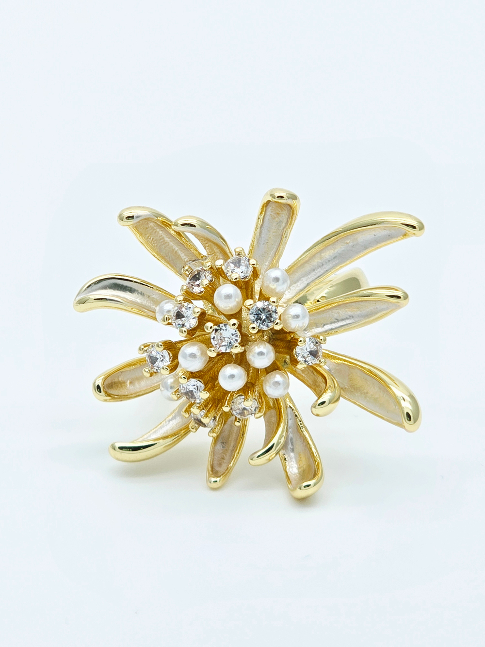 91004033 Кольцо Selena Pearls