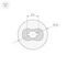 Профиль Arlight WPH-Flex-D22-360Deg-S8-5M White 045847