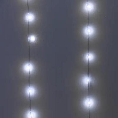Гирлянда для дома ЗАНАВЕС «Bright light» Водопад 3м*3м 240 ламп LED, IP-20, 8 режимов. Белый (возможность соединения)