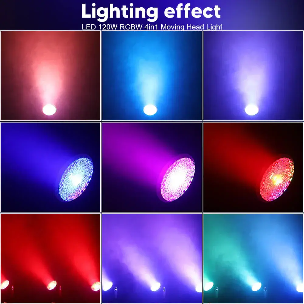Вращающаяся голова Led Wash 120W RGBW, Big Dipper