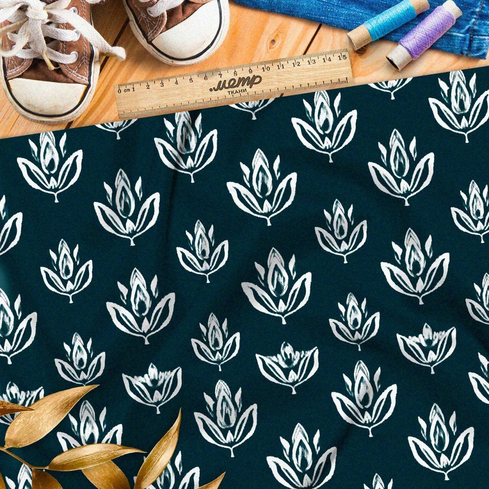 Ткань Ниагара Софт графический медитатор