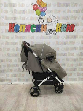 Коляска прогулочная Baballo Future 2024 бежевая (белая рама)