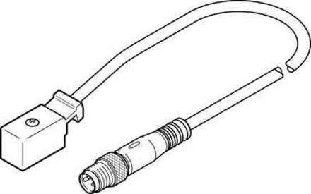 KMYZ-2-24-M8-2,5-LED Соединительный кабель
