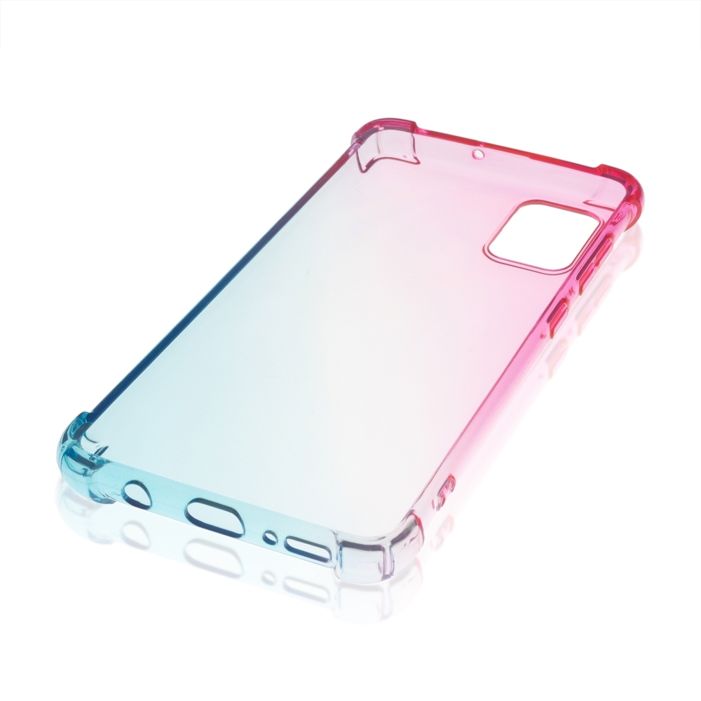 Чехол ROSCO для Samsung Galaxy A51 оптом (арт. SS-A51-HARD-TPU-PINK-BLUE)