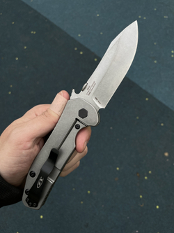 Нож Zero Tolerance 0630 Emerson OD GREEN - клинок стоунвош