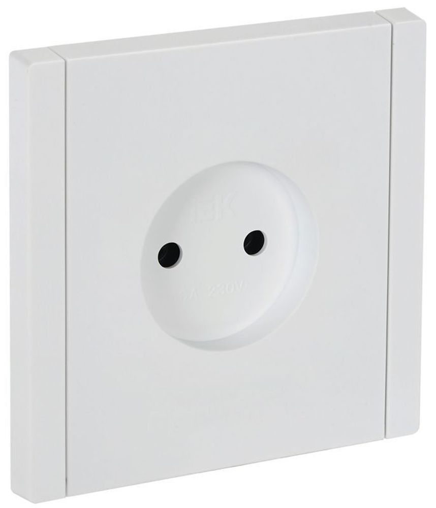 Розетка СП FORTE&PIANO FP218 10А без заземл. без защ. шторок винт. крепл. бел. IEK FP-R10-10-K01 Розетка СП FORTE&PIANO FP218 10А без заземл. без защ. шторок винт. крепл. бел. IEK FP-R10-10-K01