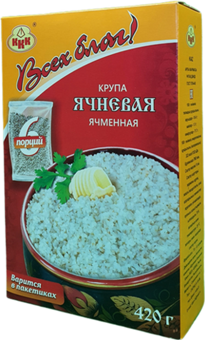 ВсехБлаг™ ЯЧНЕВАЯ крупа (вар/пакет) 6пак*70гр (1х12)