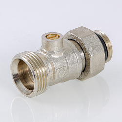 Кран для нижнего подключения радиатора 1/2" х 3/4" («евроконус»)