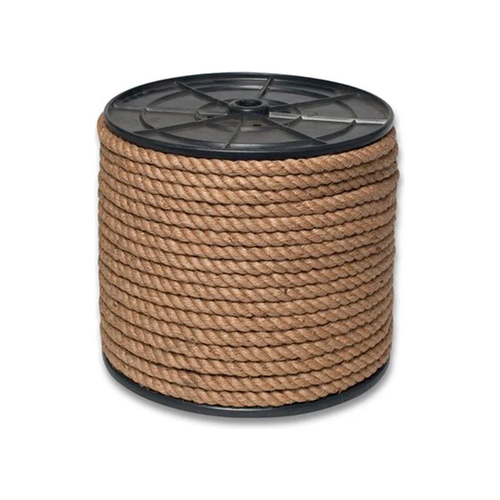 Веревка джутовая д  8 мм, 200 м ЛМ (катушка)