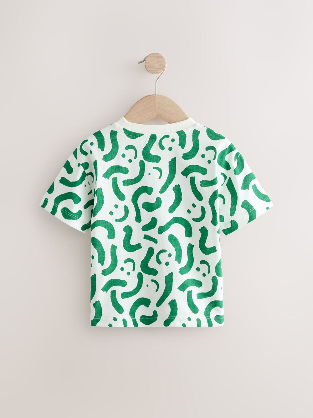 Футболка для мальчика Next E83-341, Молочный, Зеленый