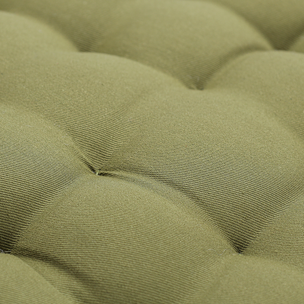 Подушка на стул из хлопка оливкового цвета из коллекции essential, 35х35 см