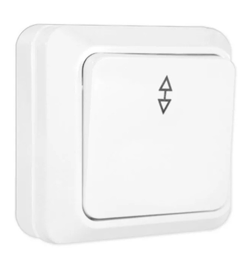 Выключатель проходной 1-кл ОП Олимп белый